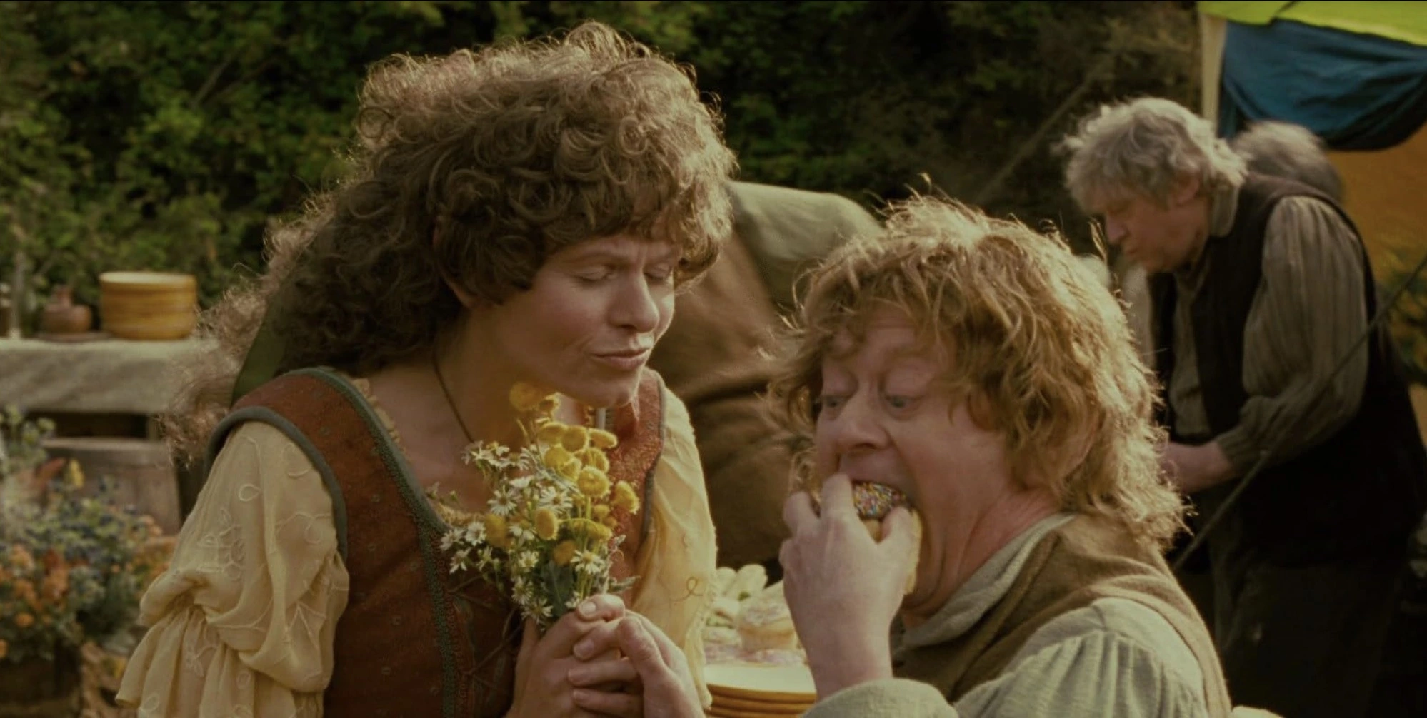 Hobbits-eating-in-the-Shire